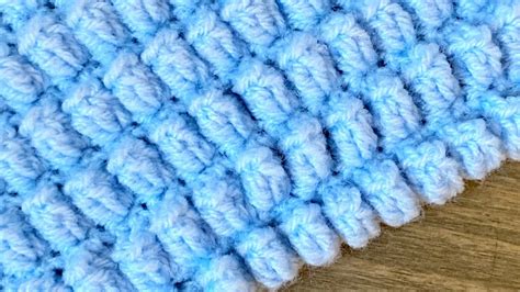 How To Crochet Popcorn Stitch Popcorn Stitch Blanket Youtube
