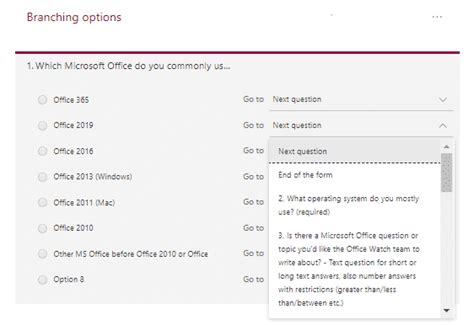 Microsoft Forms A Quick Look And Sample Office Watch