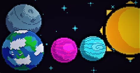 Free Pixel Art Space Asset Pack Free Pixel Art Space Asset Pack