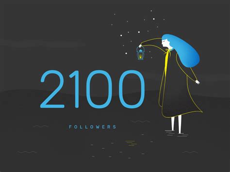 2100 Followers By Indicius On Dribbble