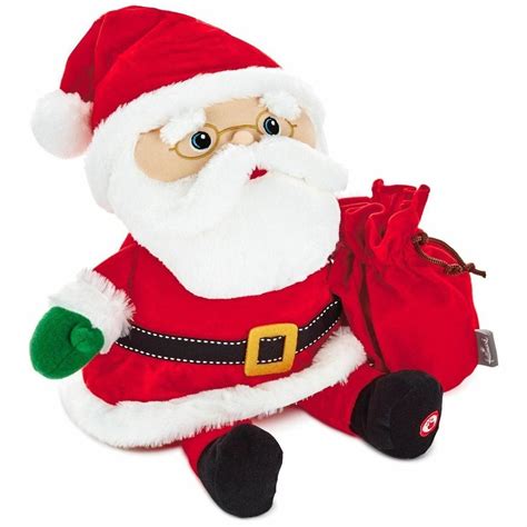 2018 Hallmark Jolly Ho Ho Ho Holidays Talking Santa Plush Plush Santa