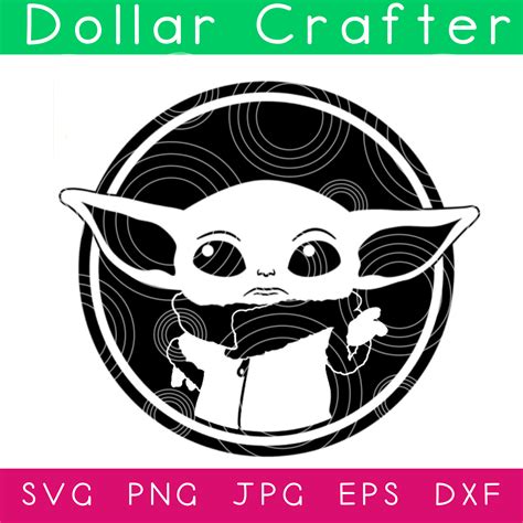 Baby Yoda Clipart Svg Free 93 Svg File For Silhouette Images And