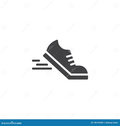 Running Shoes Vector Icon Stock Vector Illustration Of Single 148143585