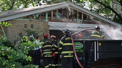 Dumpster Fire Spreads To Home Being Rehabbed Evanston Now