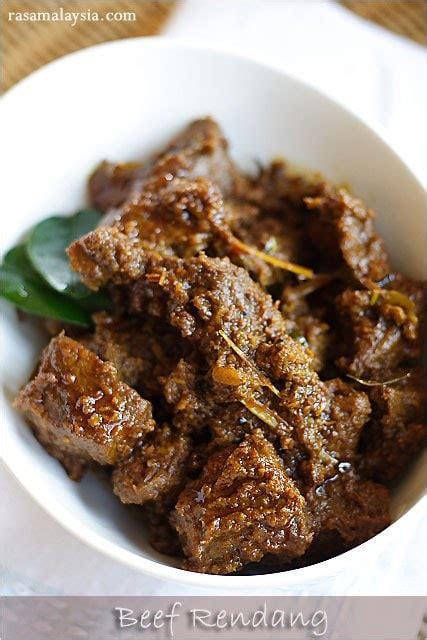 Beef Rendang Rendang Daging Rasa Malaysia Easy Delicious Recipes