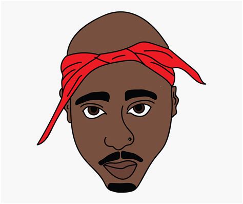 Cartoon Art Drawing Tupac