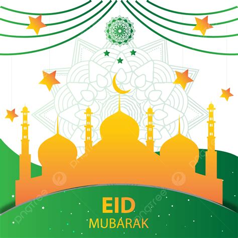Gambar Super View Eid Mubarak Latar Belakang Transparan Png Lebaran