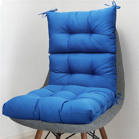 Lelinta Home Outdoor Seatback Chair Cushion Soft High Back Chair
