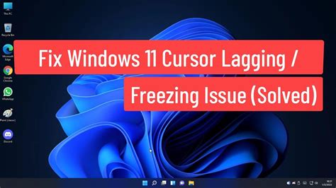 Fix Windows 11 Cursor Lagging Freezing Issue Solved YouTube
