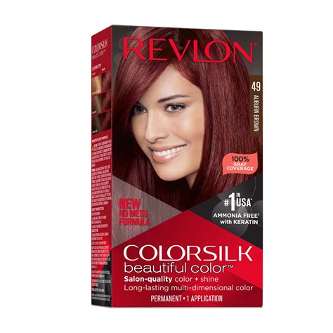 Revlon Colorsilk Hair Color Auburn Brown Shop Hair Color At H E B