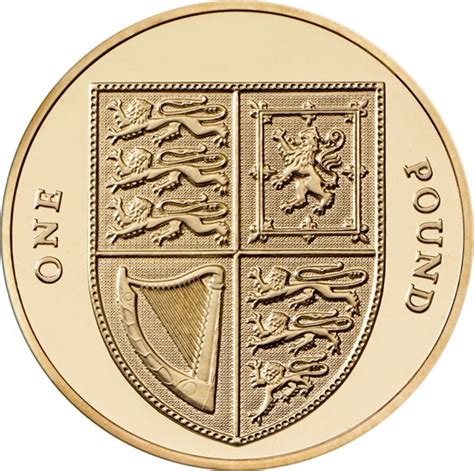 One Pound 2016 Shield Mint Sets Only Coin From United Kingdom