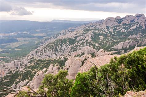 Montserrat Mountains Near Barcelona Spain Stock Photo Image Of