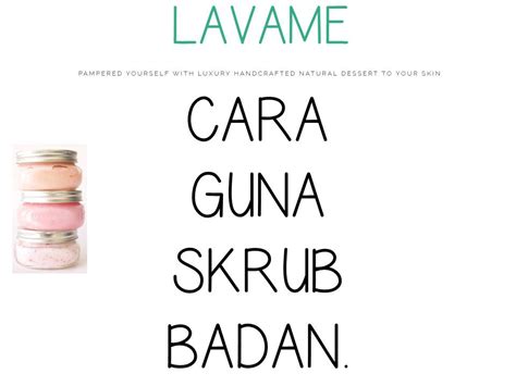 Diupload 2 oktober 2020#masker #lulurbadan #scrubbadan #scrubkopi #scruboriflame #scrubtubuh #scrubalami #luluralami #racikancantik #racikansendiri. KEPENTINGAN 'BODY SCRUB' PADA BADAN ANDA. ~ LAVAME