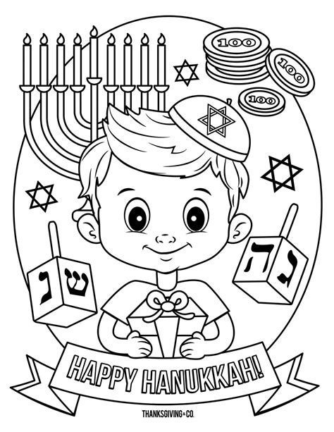 4 Hanukkah Coloring Pages You Can Print And Share With Your Kids