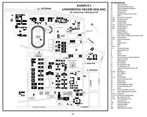 Denah Kampus Universitas Negeri Malang Fakultas Teknik Um