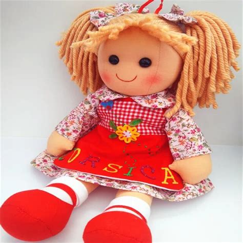 Smafes High Quality 16 Inch Fashion Girls Rag Doll Toy Stuffed Cute