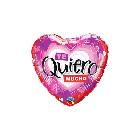 Globo Foil Corazon Te Quiero Mucho 18 T Balloons Chile