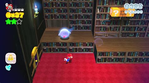 Super Mario 3d World Wii U Shifty Boo Mansion Green Stars Stamp