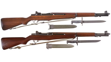 Two Us M1 Garand Rifles Rock Island Auction