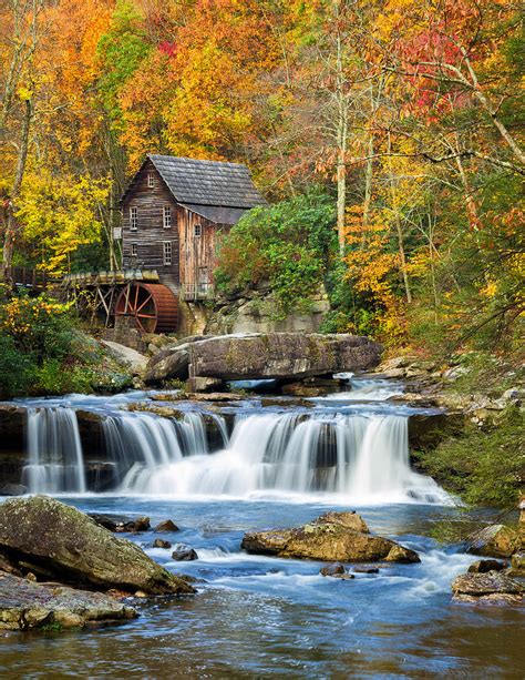 Colorful Autumn Grist Mill Photograph By Lori Coleman Fine Art America