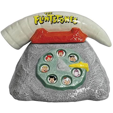 Flintstones Telephone Cookie Jar Entertainment Earth