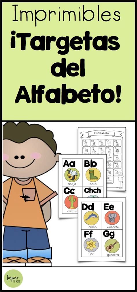 Printable Spanish Alphabet Cards And Charts Targetas Del Alfabeto