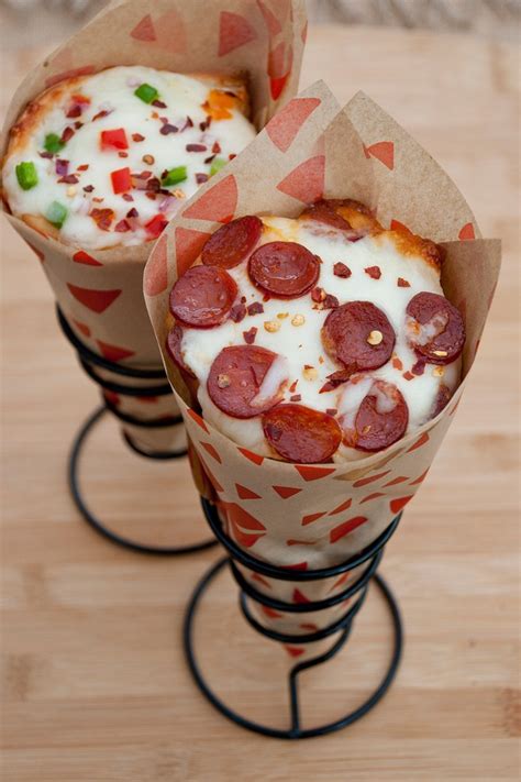 Pizza Cone Pizza Cones Street Food Yummy Food