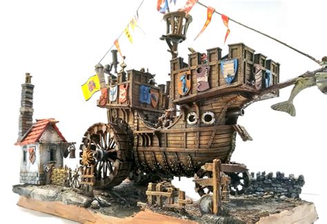 Warhammer Sigmar Fantasy Forge World Empire Land Ship Customized Oop