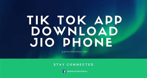 Tik Tok App Download Jio Phone Tik Tok Kaise Chalaiye 2024