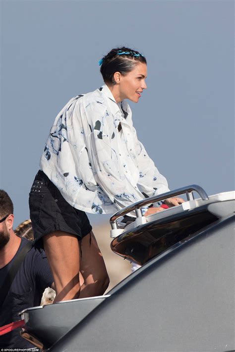 Ruby Rose Packs On The PDA With Girlfriend Harley Gusman In Formentera Daily Mail Online