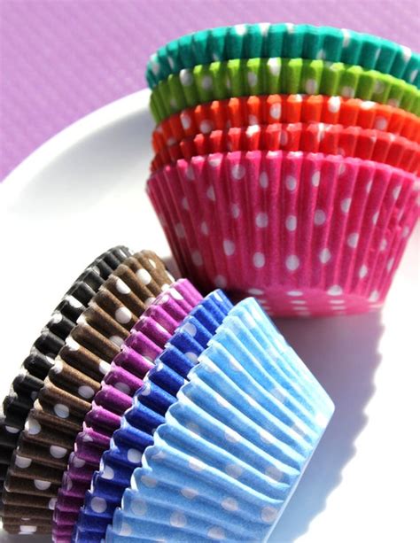 Polka Dot Cupcake Liners All 10 Colors 120 Count 12 Each