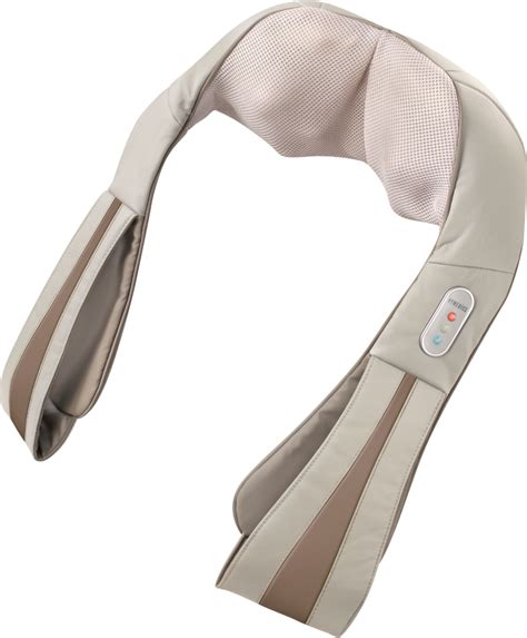 Homedics Shiatsu Deluxe Neck And Shoulder Massager With Heat Gray Nms 620h Best Buy