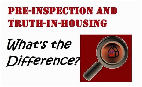 What Is The Difference Between Pre Inspection Point Of Sale And Truth In Housing Inspections
