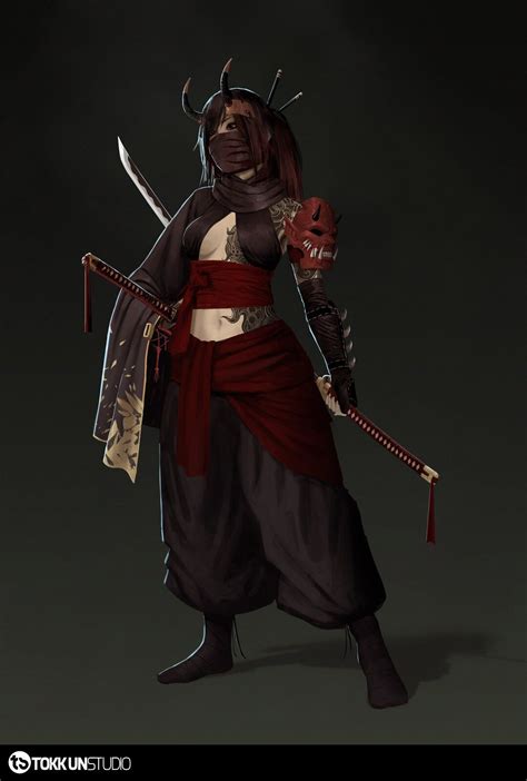 Shinobi By Remy Paulcharacter Design For Jiyu Tokkun Studio Female