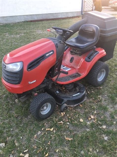 Craftsman Ys4500 Riding Lawn Tractor With Bagger All In One Photos