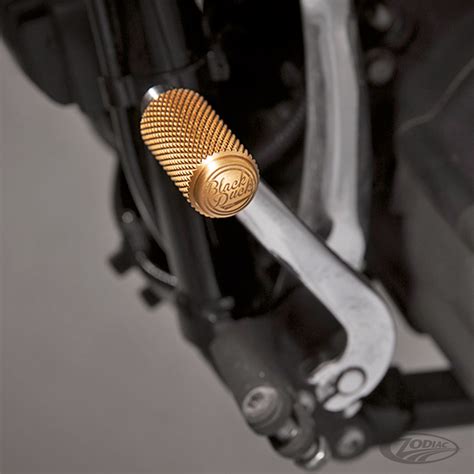 Black Duck Knurled Foot And Shifter Pegs Zodiac