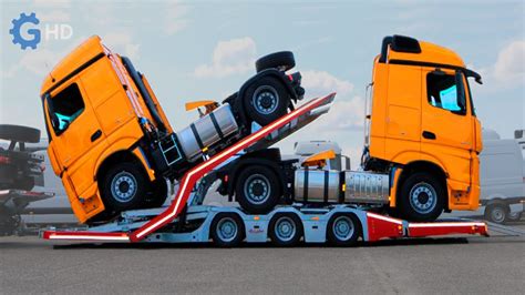 The Most Advanced Trucks And Trailers For Transporting Cars 2 Special