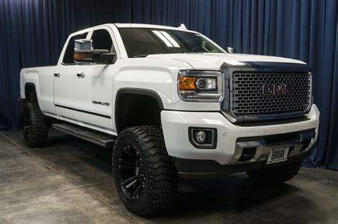 Used Lifted 2015 Gmc Sierra 3500hd Denali 4x4 Diesel Truck For Sale 37205