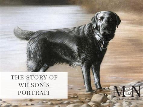 Oil Dog Portrait Of Wilson Melanie And Nicholas Pet Portraits