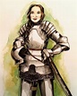 Jeanne d'Arc by Nemi in 2020 | Historical illustration, Portrait ...