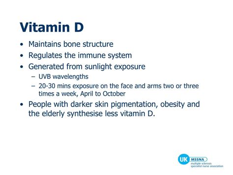Ppt Vitamin D Powerpoint Presentation Free Download Id5496669