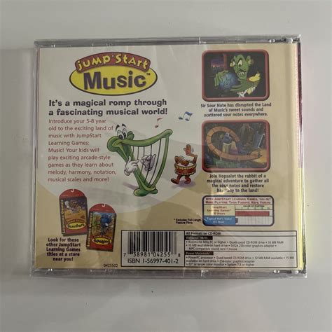 New Sealed Learning Games Jump Start Music Pc Windows Educational