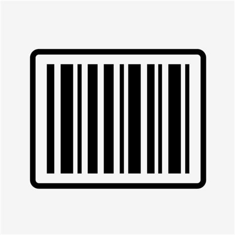 Barcode Clipart Transparent Background Vector Barcode Icon Barcode