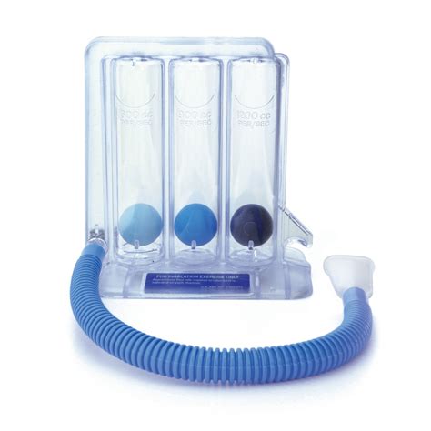 Spirometer Threeflow Respiratory Exerciser Physio Works