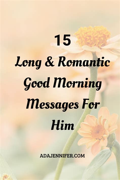 15 Long And Romantic Good Morning Messages For Him Cute Good Morning