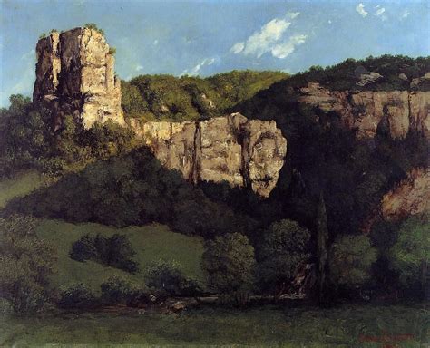 Gustave Courbet Bald Rock In The Valley Of Ornans Courbet Images