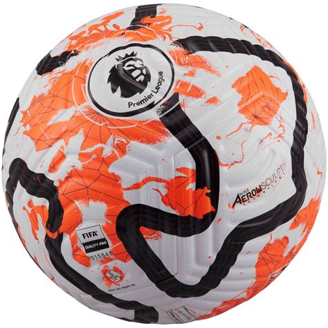 Nike Premier League Flight Official Match Soccer Ball White And Total