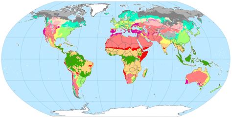 Biomes World Map Oxfam Australia