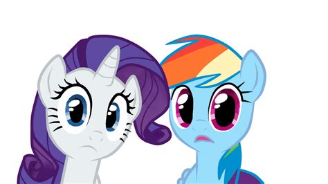 Rarity And Rainbow Dash By Mielzsimmons On Deviantart