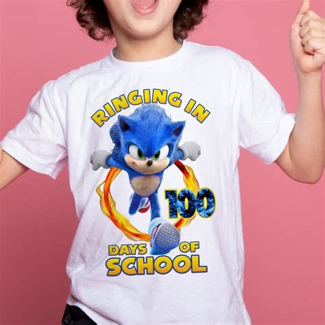 Sonic 100 Days Of School Svg Etsy